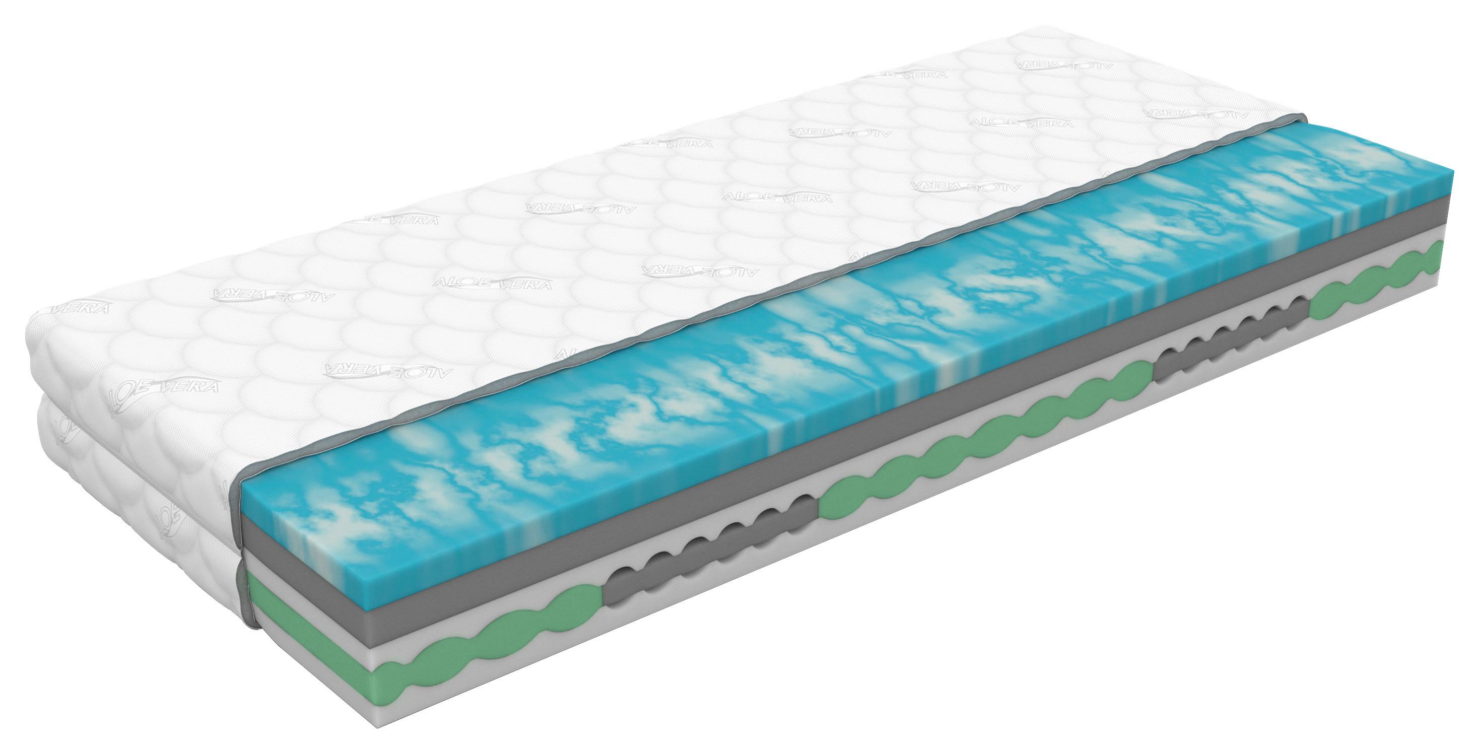 Kaltschaummatratze Valli 140x200 Cm H2 - Weiß, Textil (140/200cm) - Primatex Deluxe