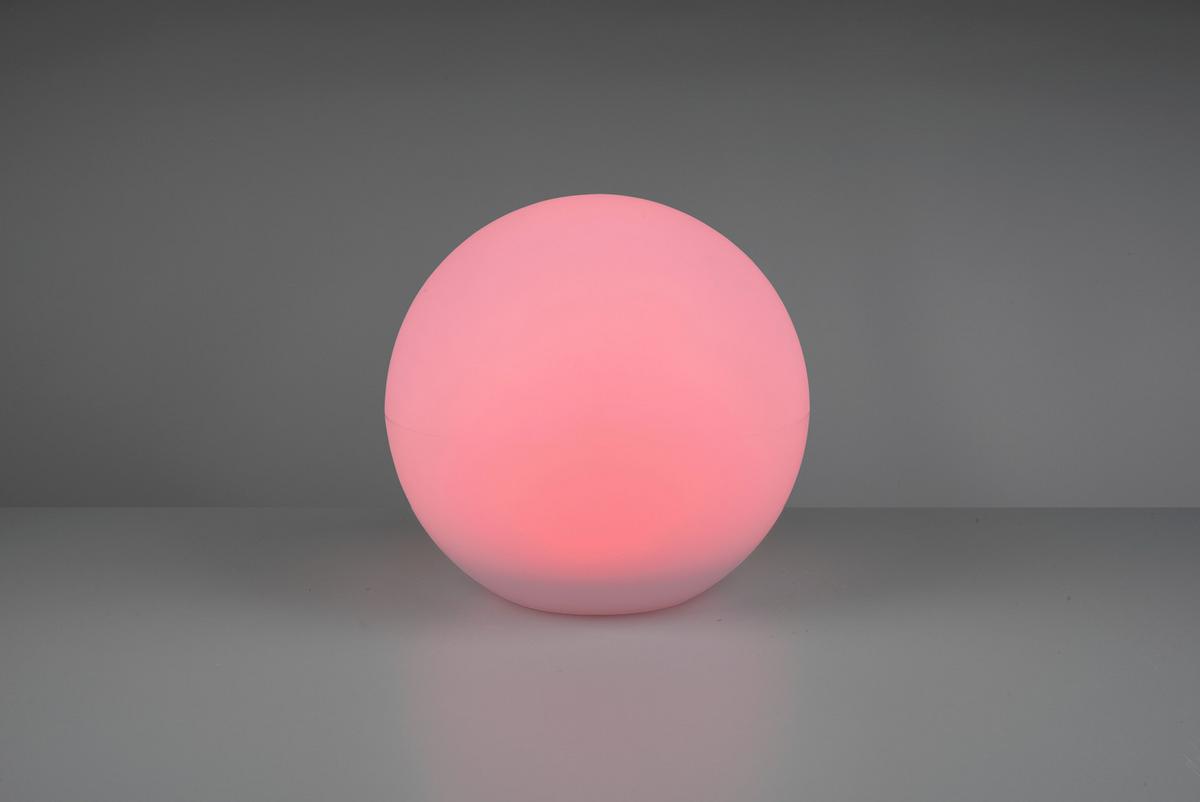 SOLARLEUCHTE 1flg., 3000K, warmweiß, - Weiß, Design, Kunststoff (30/28,2cm)