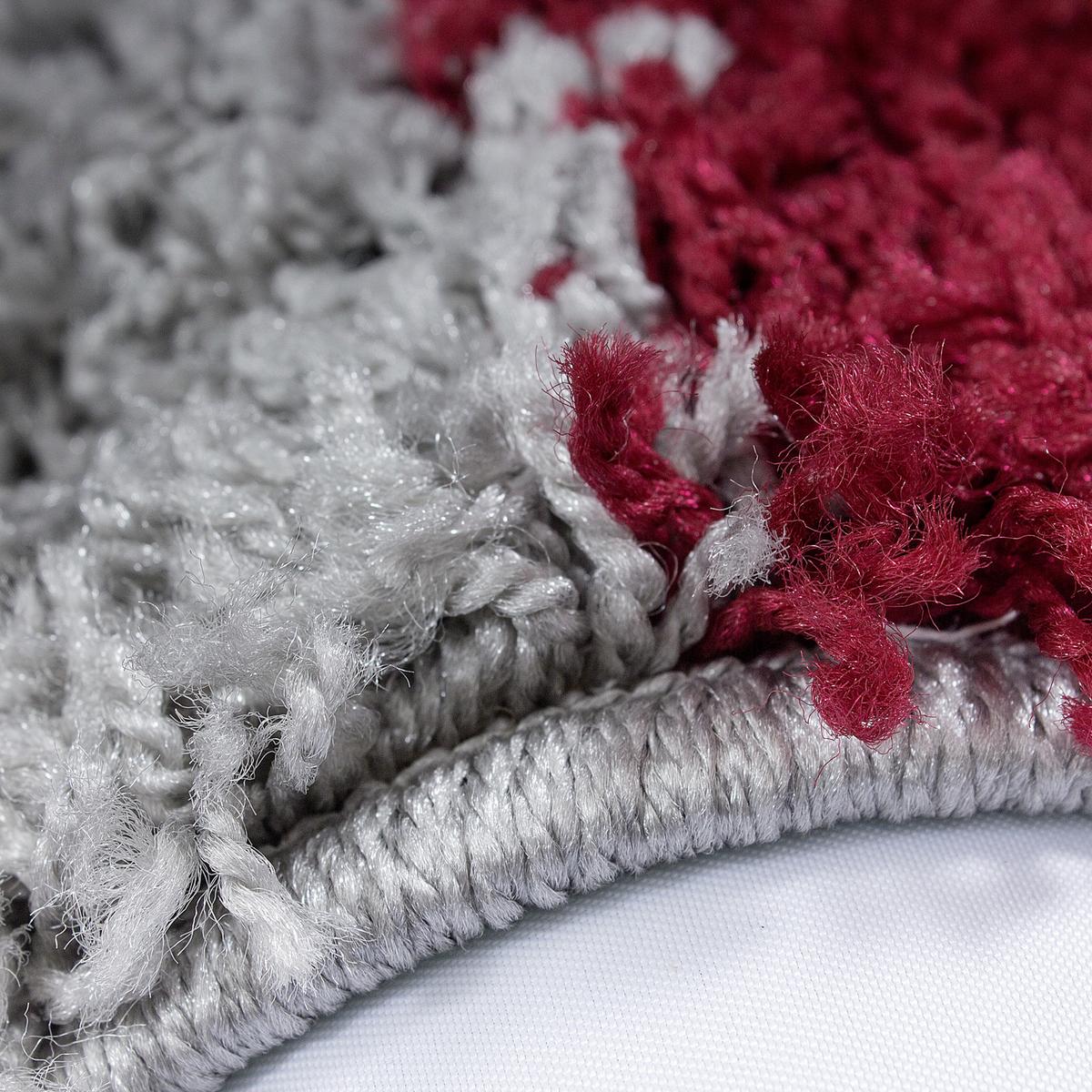 Hochflor Teppich Rot Life 80x150 cm - Rot, KONVENTIONELL, Textil (80/150cm) - Novel