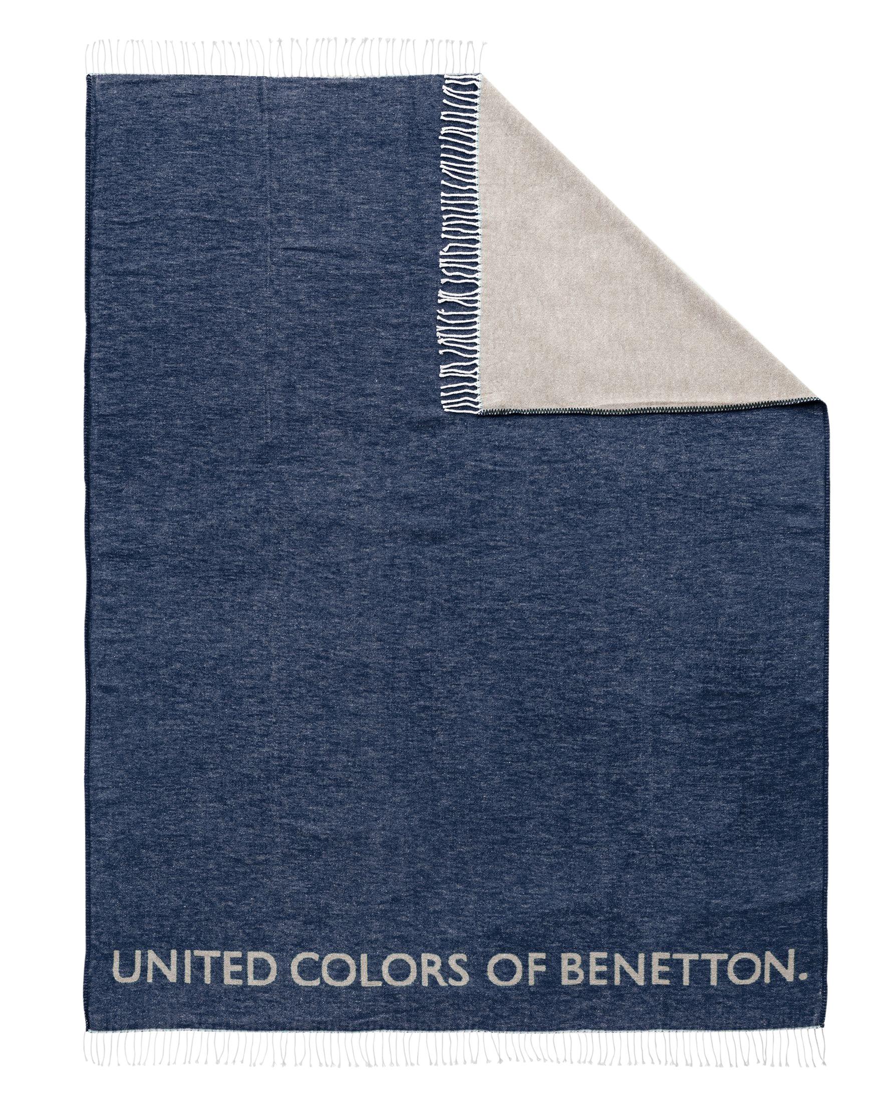 Decke in Blau/Grau online kaufen