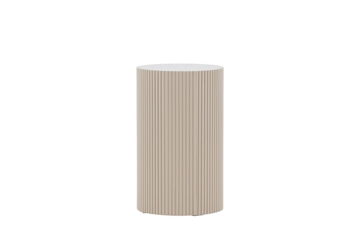 Beistelltisch LENOX Lenox Beige D: 31cm - Beige, MODERN, Holz (31/50cm) - Livetastic