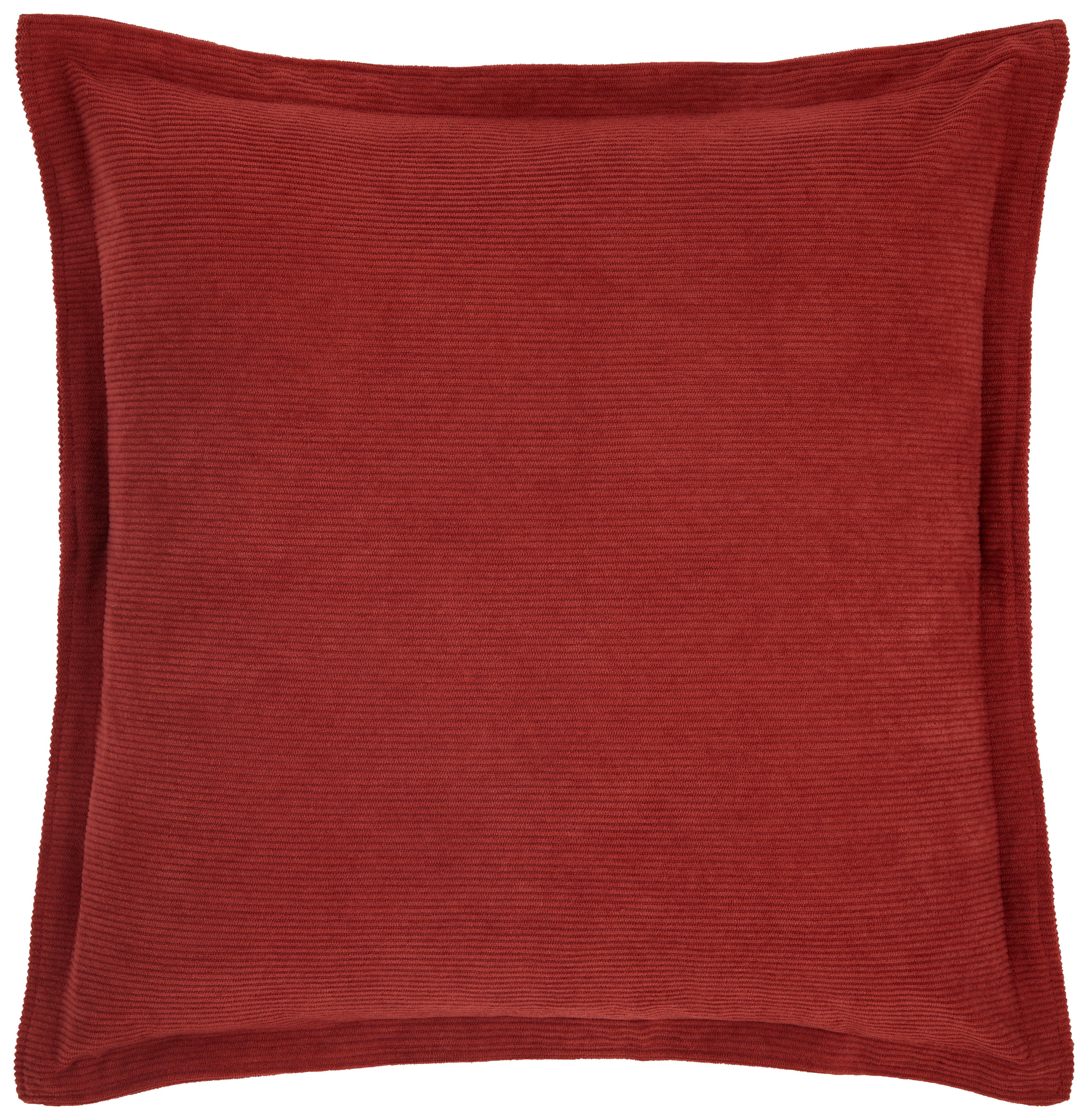 Zierkissen Maren 45x45 cm Polyester Terracotta mit Zipp - Terracotta, ROMANTIK / LANDHAUS, Textil (45/45cm) - James Wood
