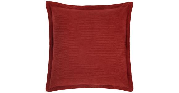 Zierkissen Maren 45x45 cm Polyester Terracotta mit Zipp - Terracotta, ROMANTIK / LANDHAUS, Textil (45/45cm) - James Wood