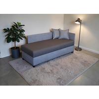 Kárpitozott Heverő Bergen New *TOP ÁR* - fekete/szürke, Konventionell, textil (204/84/75cm) - Best Price