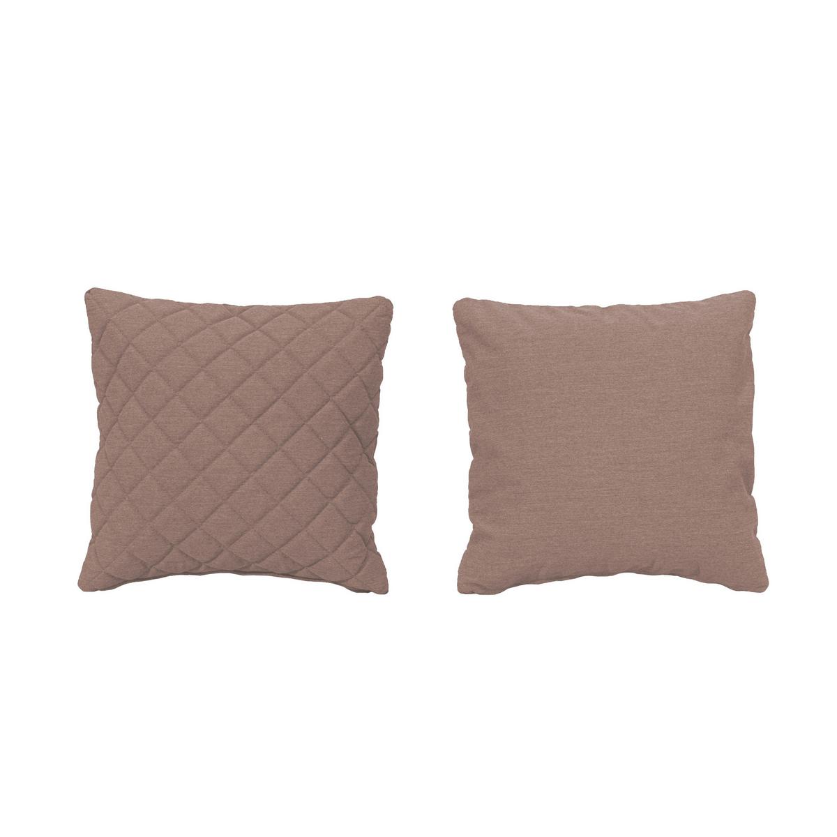 OUTDOOR-KISSEN DIAMOND - Naturfarben, MODERN, Textil (45/45cm) - Gardenson