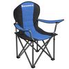Campingsessel Blau Schwarz inkl. Tragetasche, B: 90 cm - Blau/Silberfarben, Basics, Textil/Metall (90/102/55cm) - Modante
