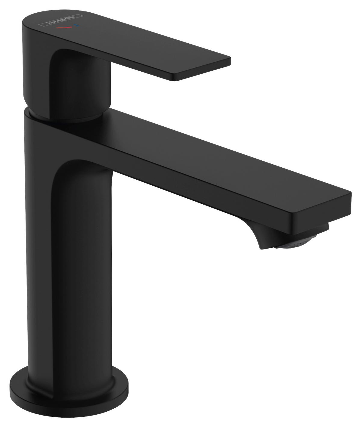 Waschtischarmatur Rebris E Schwarz Matt H: 16,8 cm - Schwarz, Basics, Metall (5,2/16,8/15,9cm) - Hansgrohe