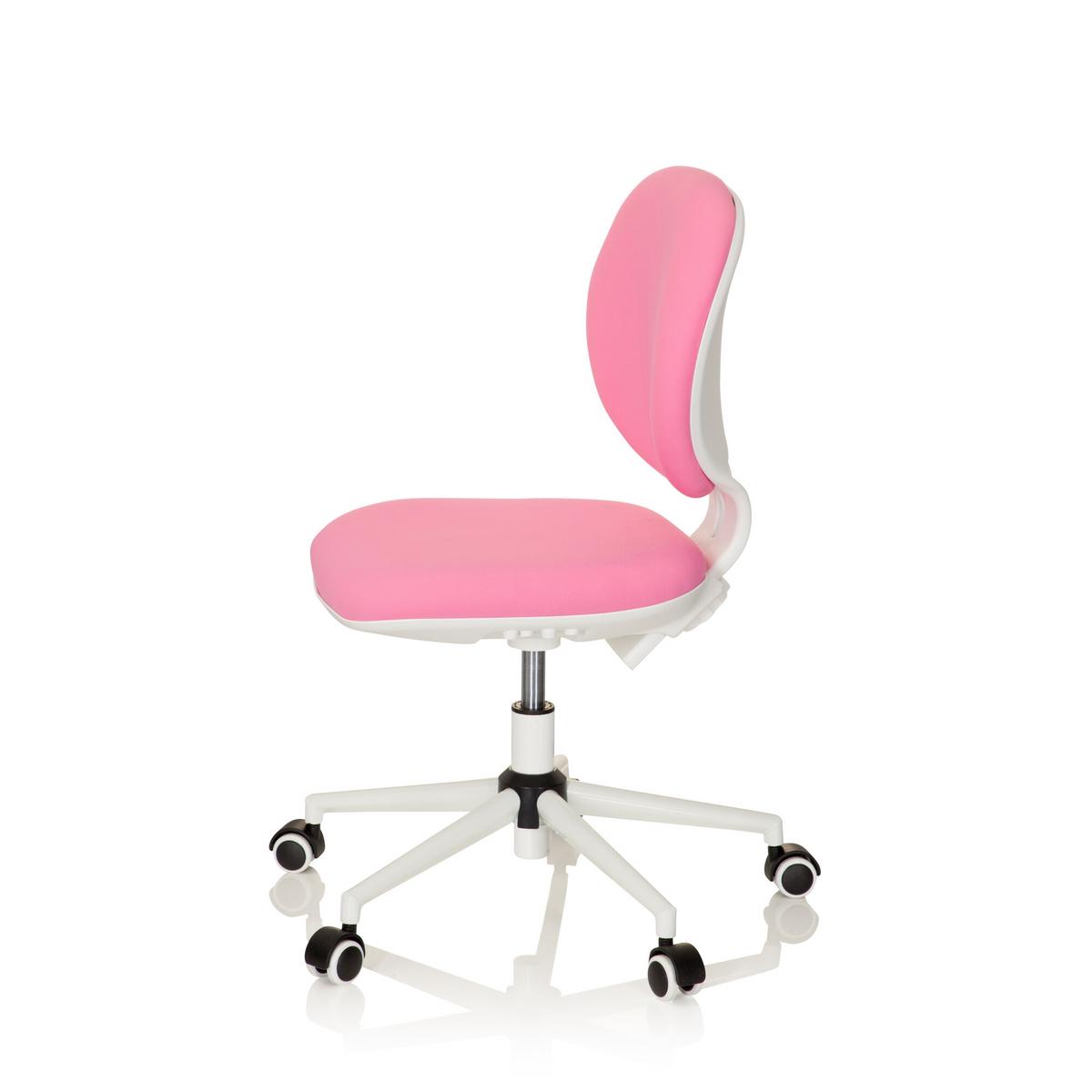 Jugenddrehstuhl Kid Vivo Stoff Pink - Pink, Basics, Kunststoff (43/82-95/56cm) - MID.YOU