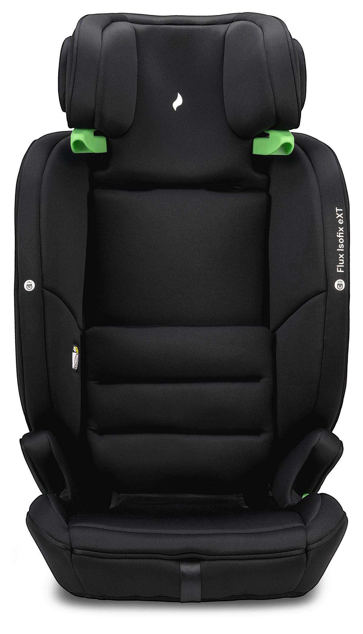 Kinderautositz Flux Isofix Ext Schwarz, L/b/h:  47x44x61,5cm - Schwarz, Basics, Textil (47/44/61,5cm) - Osann