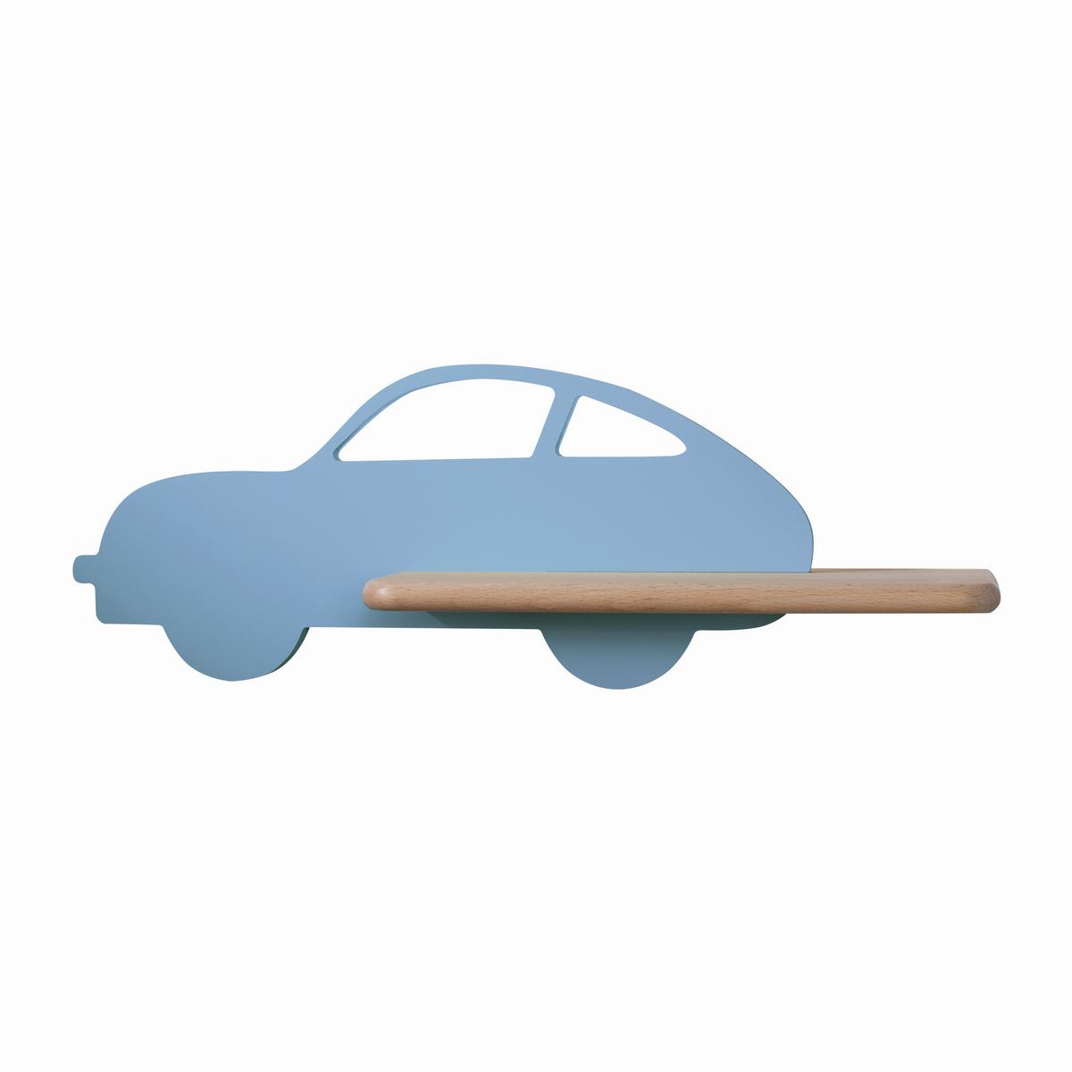 Kinderwandleuchte 21-84798 Car - Hellblau, Basics, Holz/Holzwerkstoff (43/12/15cm)