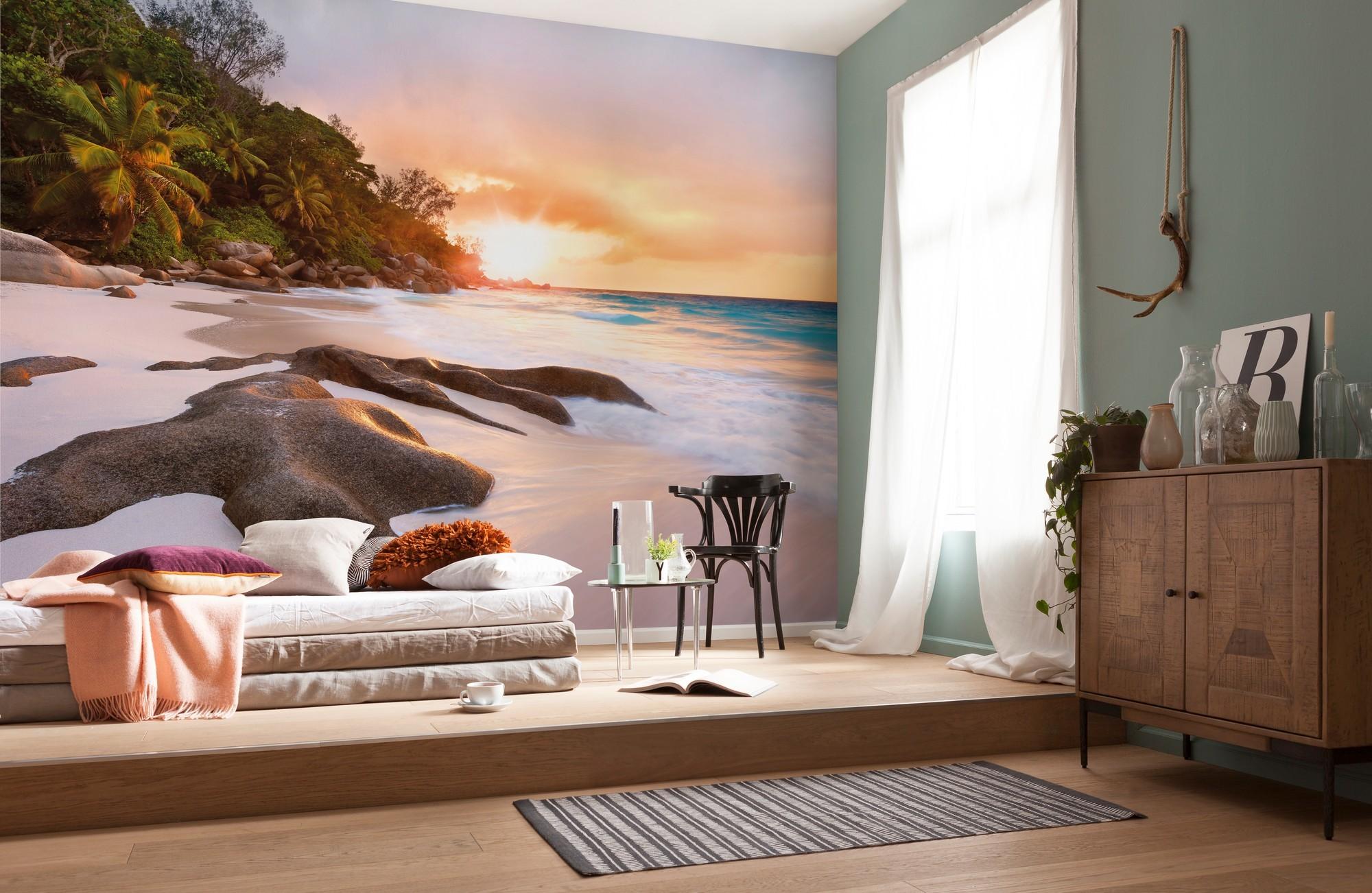 Vliestapete Natur - Multicolor, Natur, Papier (368/248cm)