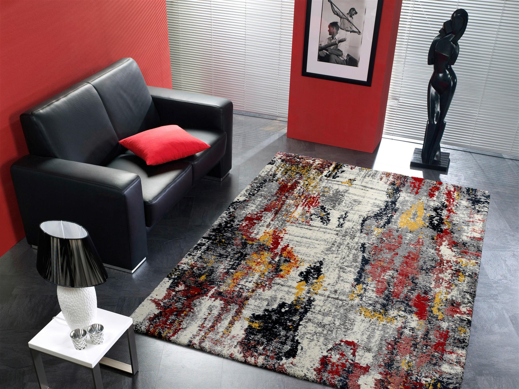 Webteppich Multicolor Timeline Spring 240x290 cm - Multicolor, Design, Textil (240/290cm) - Novel