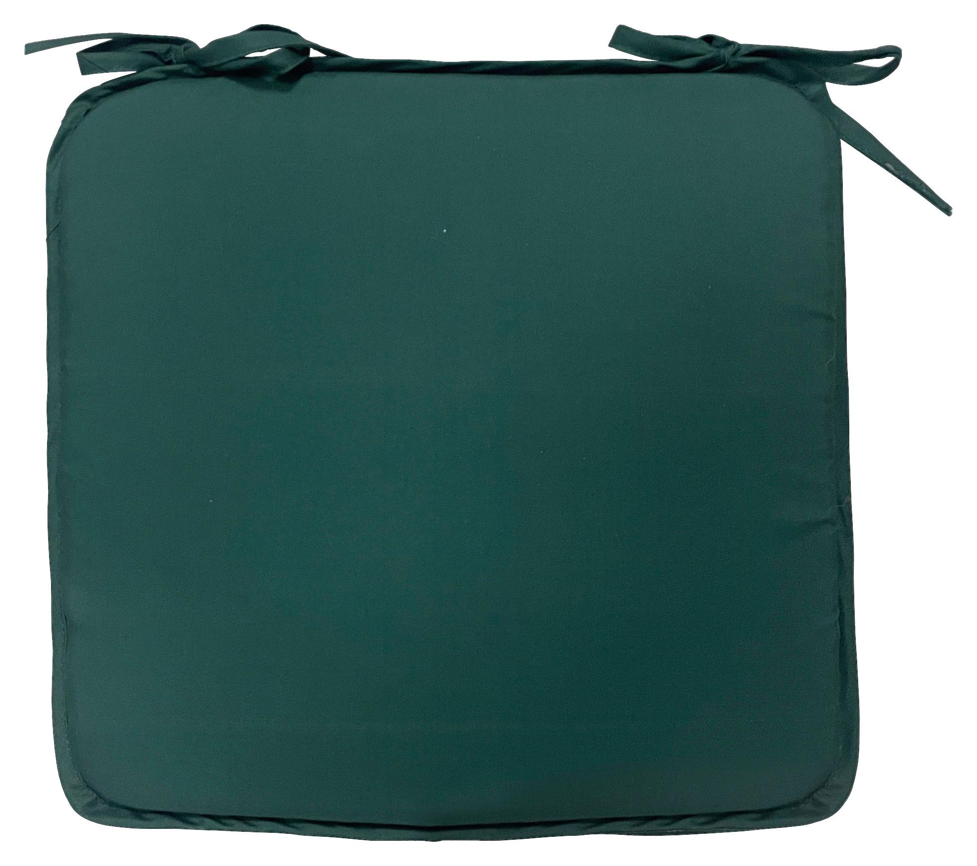 Sitzkissen Christa - Waldgrün, KONVENTIONELL, Textil (36/36/2cm) - Ondega