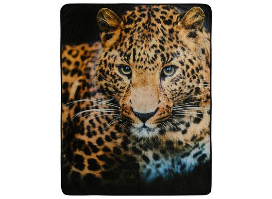 Kuscheldecke Leopard - Sandfarben/Schwarz, Textil (130/160cm) Kuscheldecke Leopard - Sandfarben/Schwarz, Textil (130/160cm)
