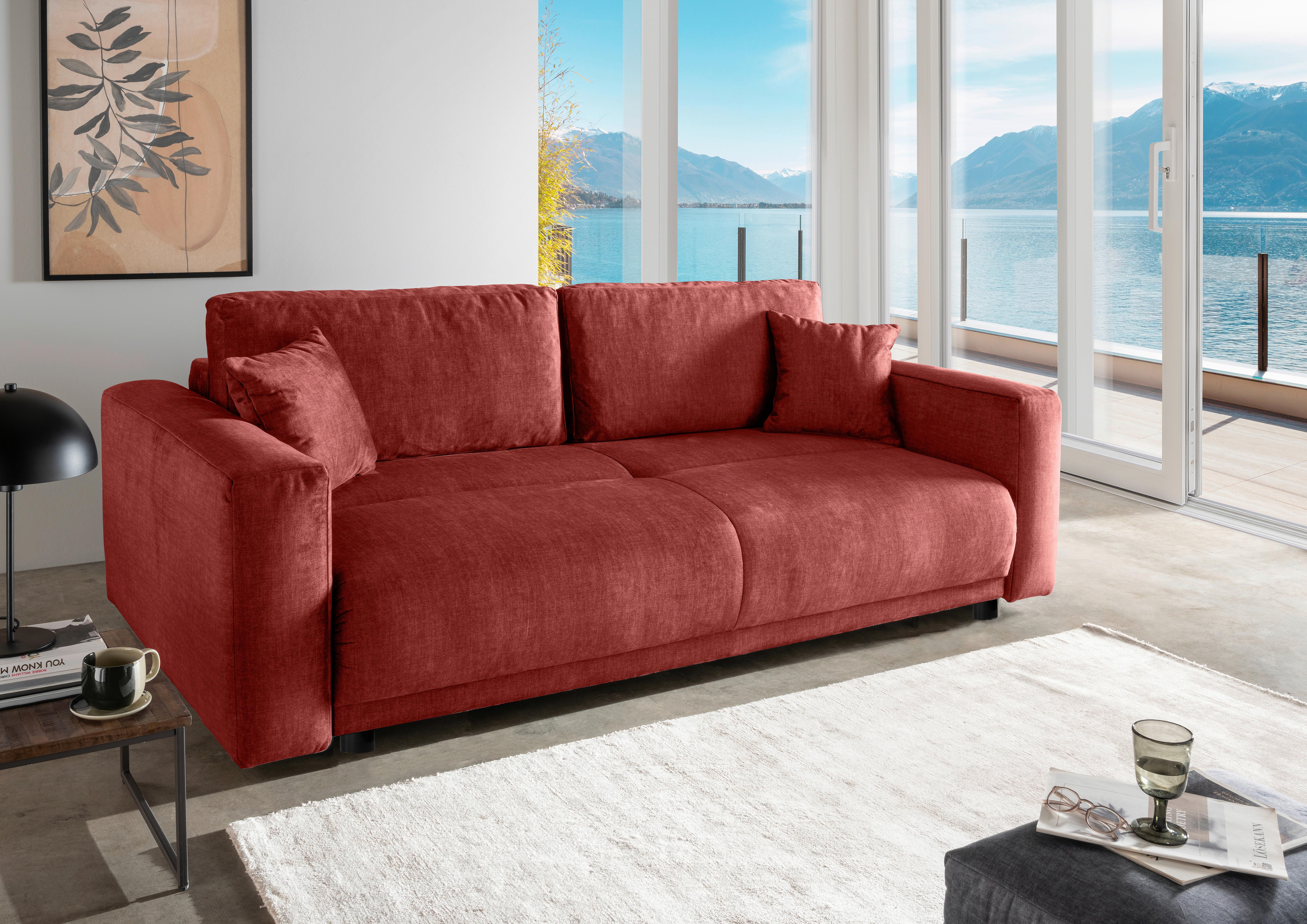 Schlafsofa Longo, Koralle B: 245 cm