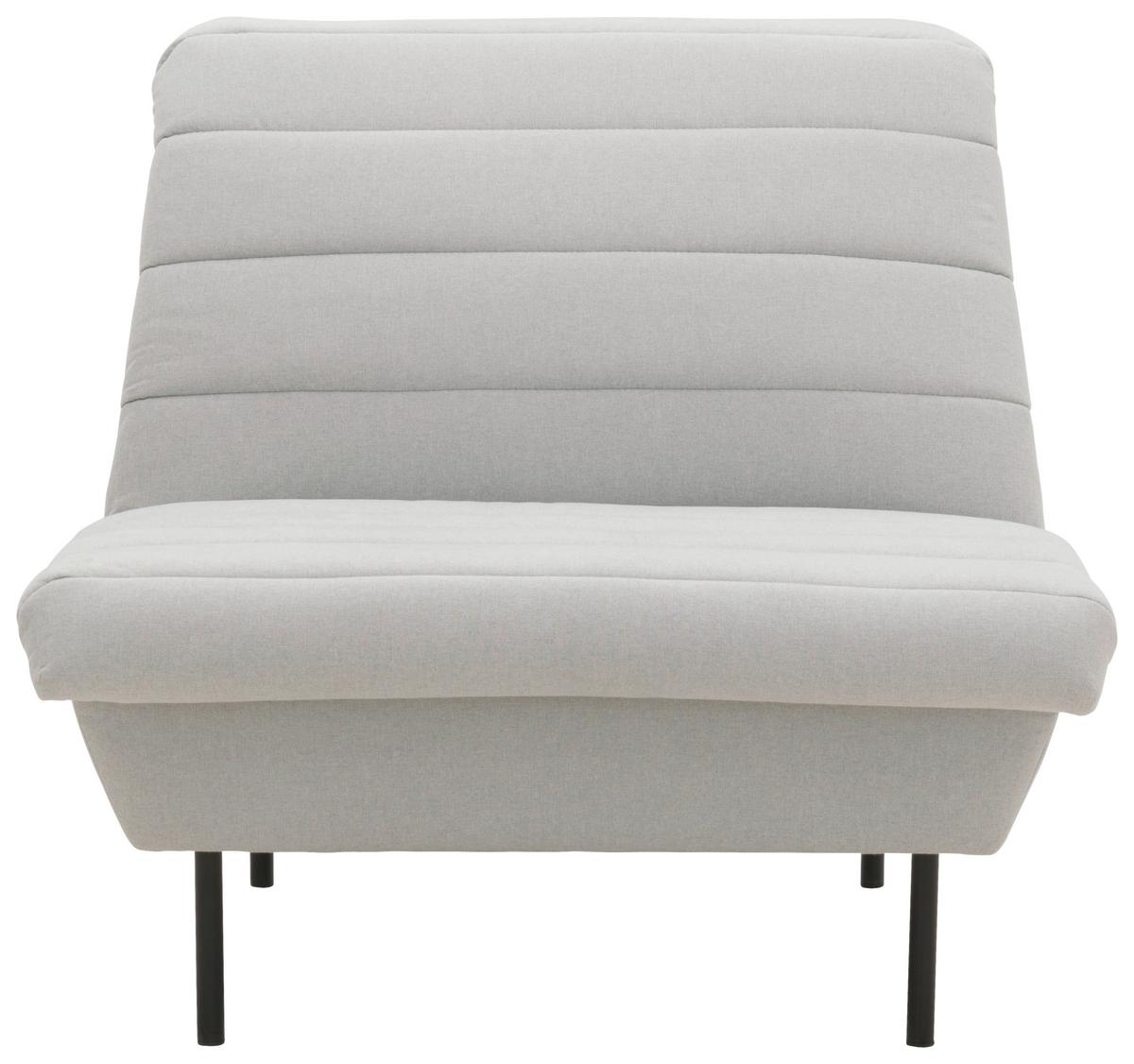 Sessel Looks Ix - Silberfarben/Schwarz, Design, Textil (92/92/103cm) - LOOKS by W.Joop