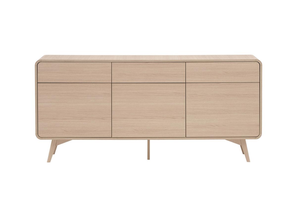 Sideboard Torsby Eichefarben B: 180 Cm - Eichefarben, Design, Holzwerkstoff (180/84/39cm) - Livetastic