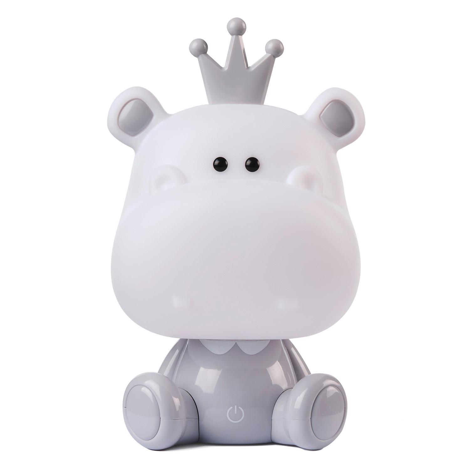 Kindertischleuchte 073/Lg - Grau, Basics, Kunststoff (14/14/25cm)