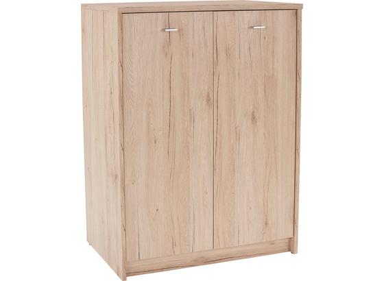 Komoda 4-you Yuk07 - bílá/tmavě hnědá, Moderní, kompozitní dřevo (74/111,4/34,6cm) Komoda 4-you Yuk07 - bílá/tmavě hnědá, Moderní, kompozitní dřevo (74/111,4/34,6cm)