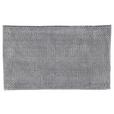 Badematte Usedom Grau/Silber 60x100 cm Rutschhemmend - Silberfarben/Grau, MODERN, Textil (60/100cm) - Luca Bessoni