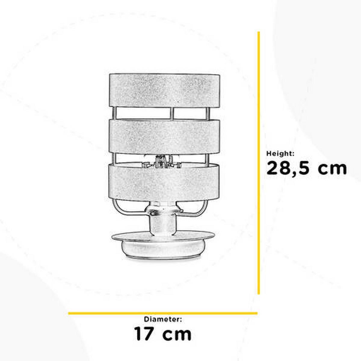 Nachttischleuchte 5028/Ln - Schwarz, Design, Metall (17/28.5cm)