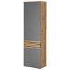 Garderobenschrank Milan Grau/eiche Dekor B: 60 Cm - Eiche Artisan/Grau, Natur, Holzwerkstoff (60/200/38cm) - MID.YOU
