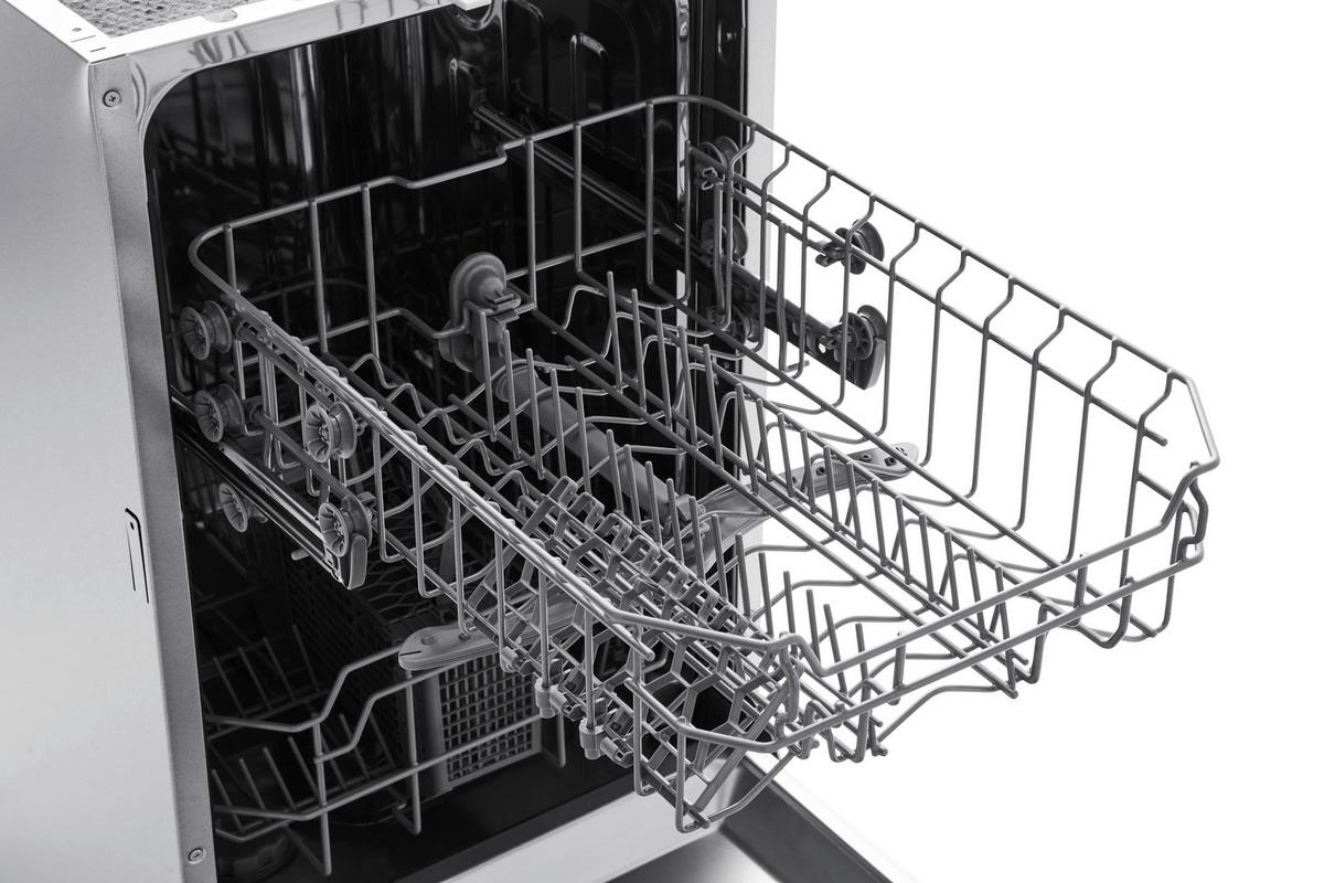 Geschirrspüler Respekta Katha - Weiß/Grau, Trend, Kunststoff/Metall (44/81,5/57cm) - Respekta