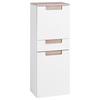 Midischrank mit Türdämpfer Siena 40cm Weiß/Eiche Dekor - Weiß/Sonoma Eiche, MODERN, Holzwerkstoff (40/105/27cm) - Held