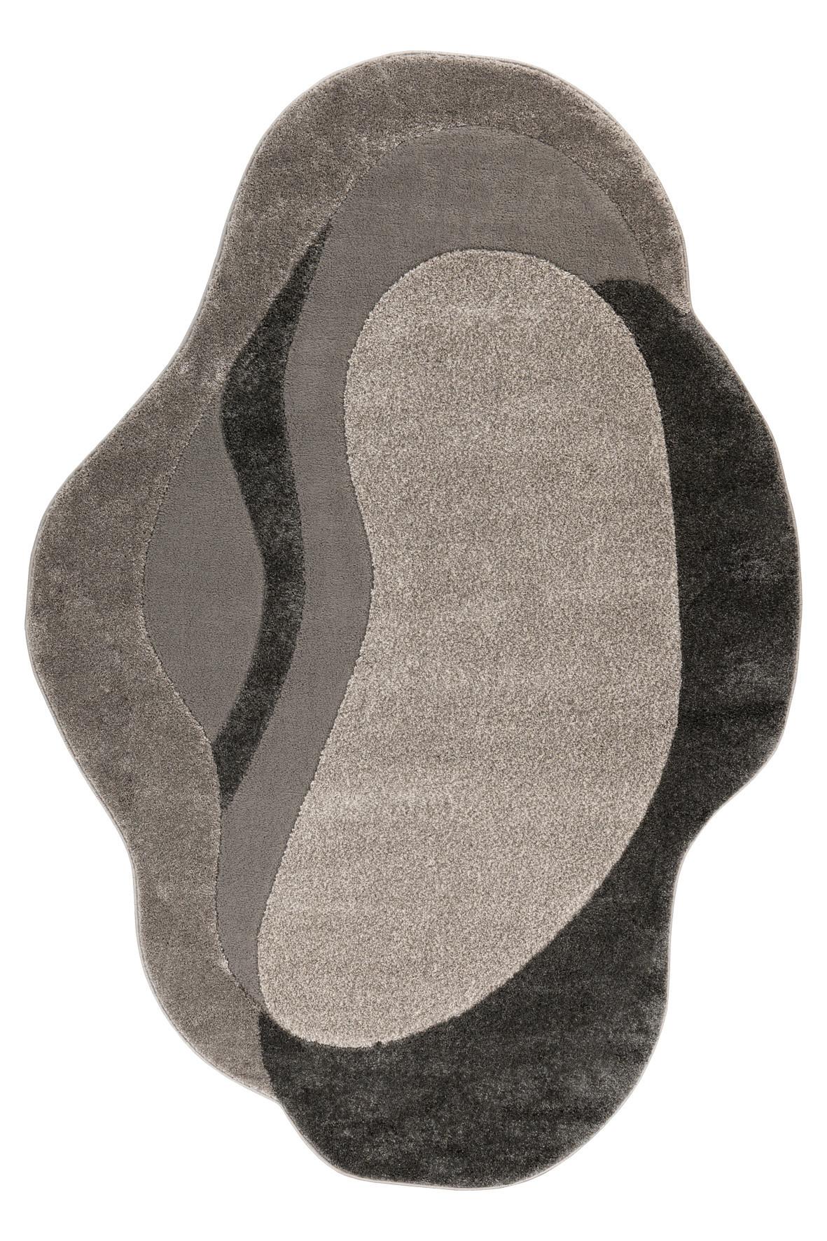 Flachwebteppich My Frisco 288s - Grau, Basics, Textil (160/230cm) - Obsession