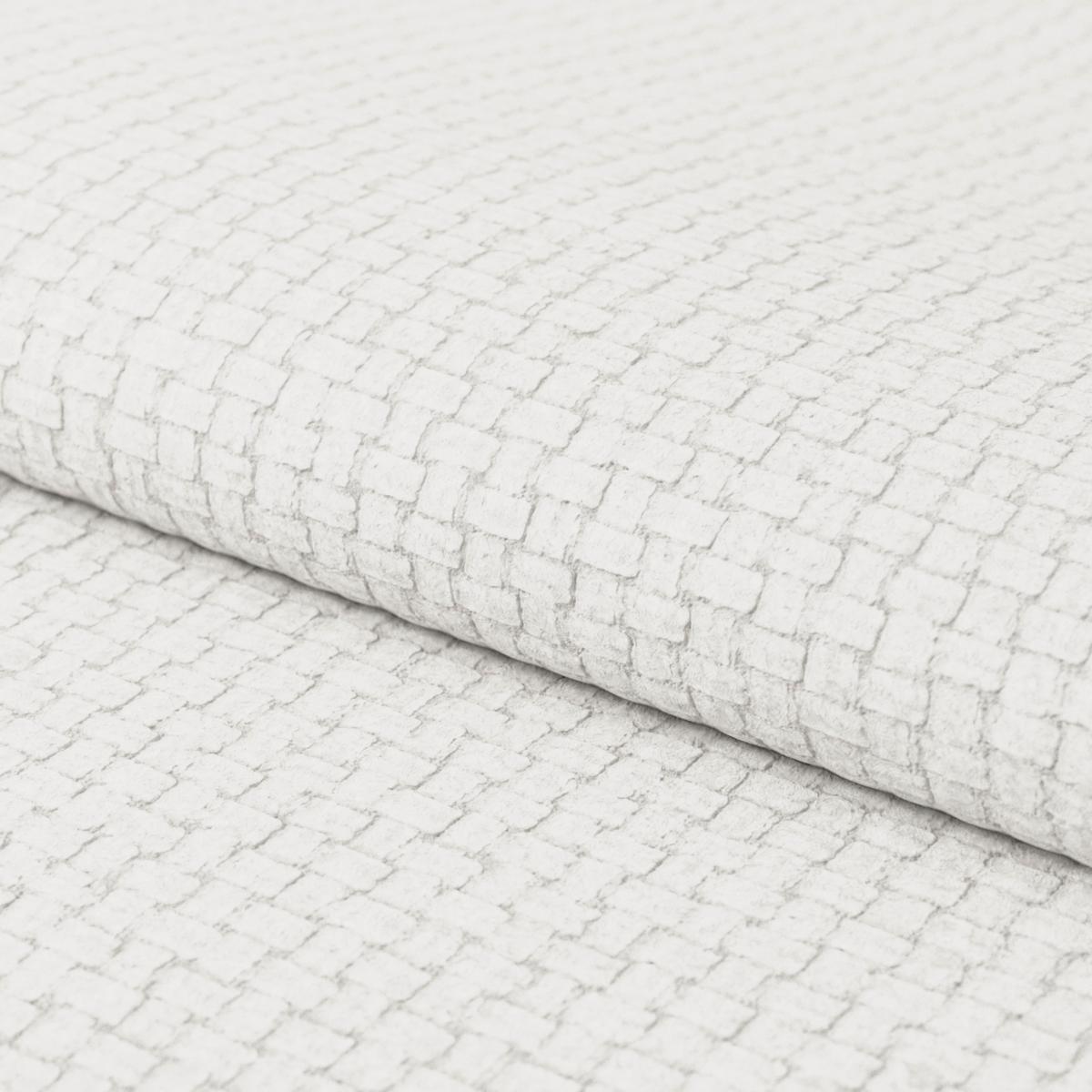 Ecksofa mit Bettfunktion Malaga new Chenille weiß - Schwarz/Weiß, KONVENTIONELL, Textil (203/286cm) - Ondega