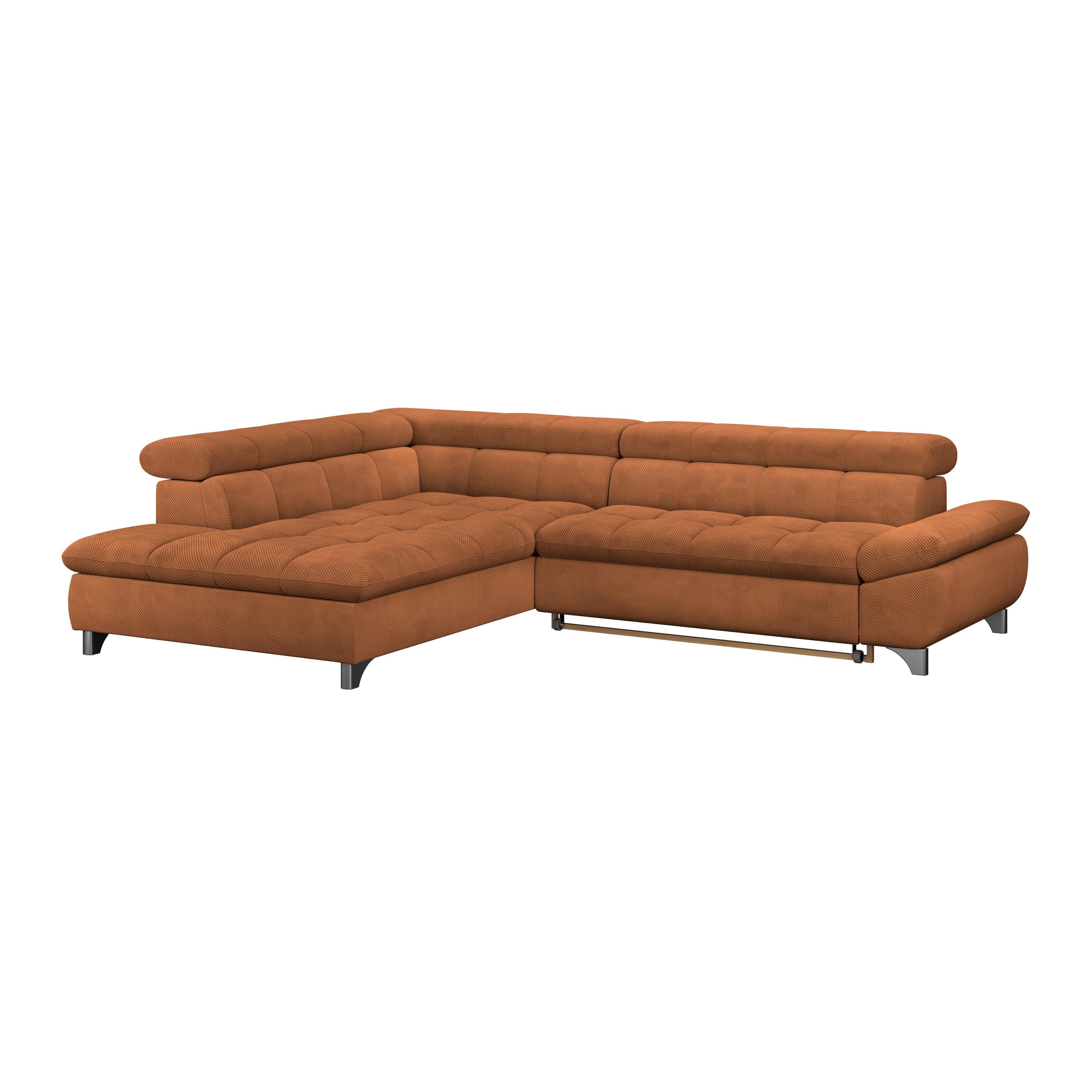Ecksofa Gemini Terracotta, B: 234cm