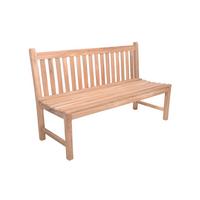 Gartenbank Holz Solo 3-Sitzer Solo - Braun/Naturfarben, MODERN, Holz (60/92/150cm) - Gardenson
