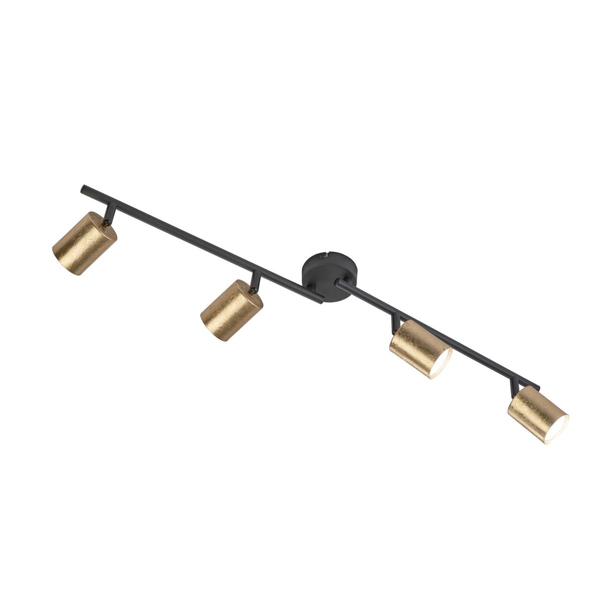 LED-Strahler 21439 Vano - Goldfarben/Schwarz, Design, Metall (79/8/13cm) - Fischer & Honsel