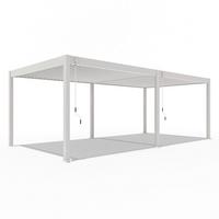 Pergoline Superoir, 360x720 Cm Wetterbeständig, Ivory Sand - Perlmutt, Basics, Metall (360/720/255cm)