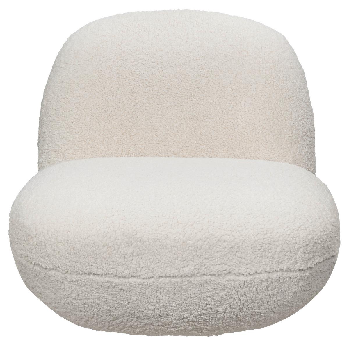 Sessel Chris Creme B: 85 Cm - Creme/Schwarz, MODERN, Textil (85/70/99cm) - MID.YOU