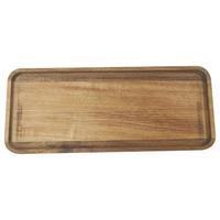 Dekotablett Repal - Naturfarben, MODERN, Holz (36/2/15cm) - Luca Bessoni