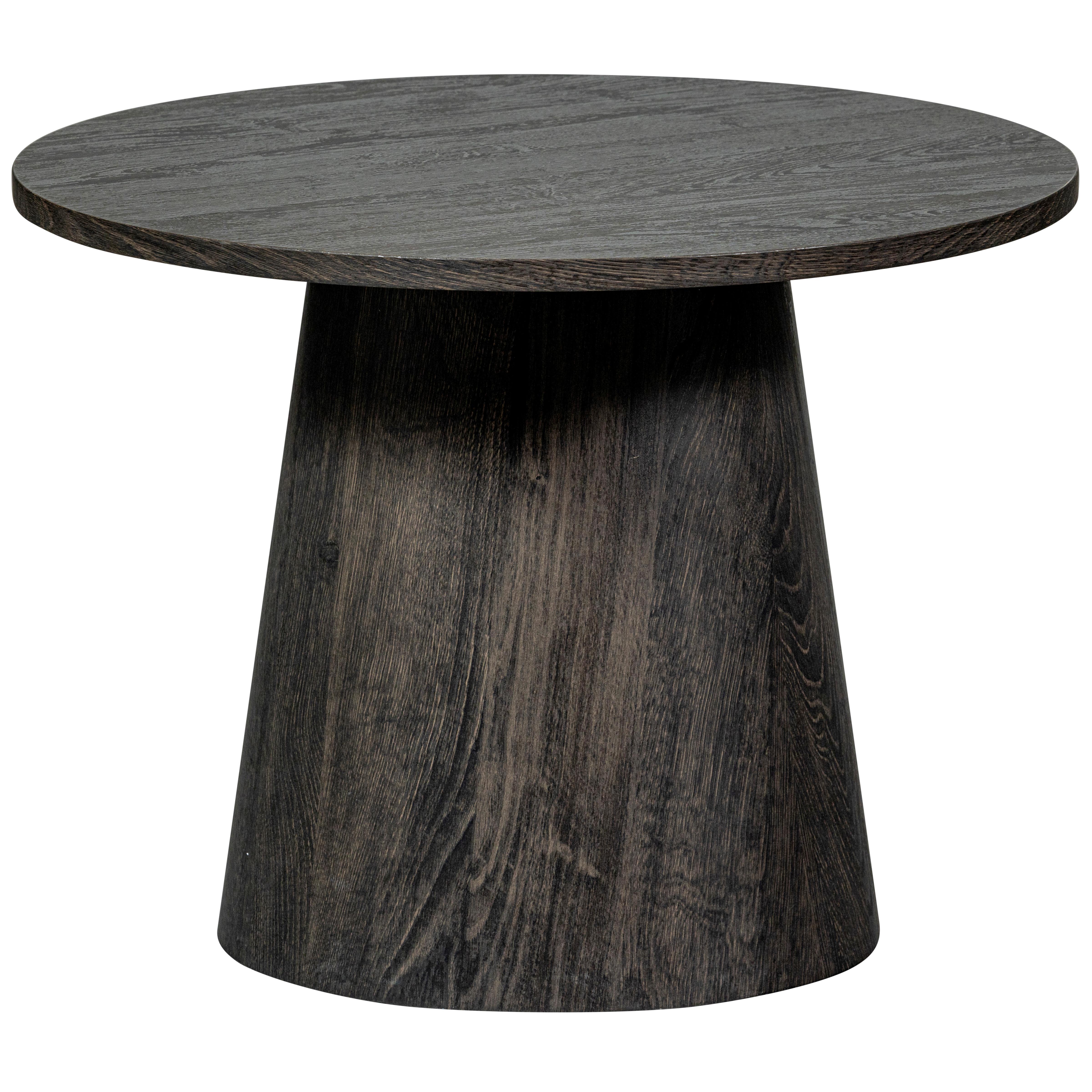 Couchtisch Vito Dunkelbraun D: 80 cm - Dunkelbraun, Design, Holzwerkstoff (80/80/40cm) - Livetastic