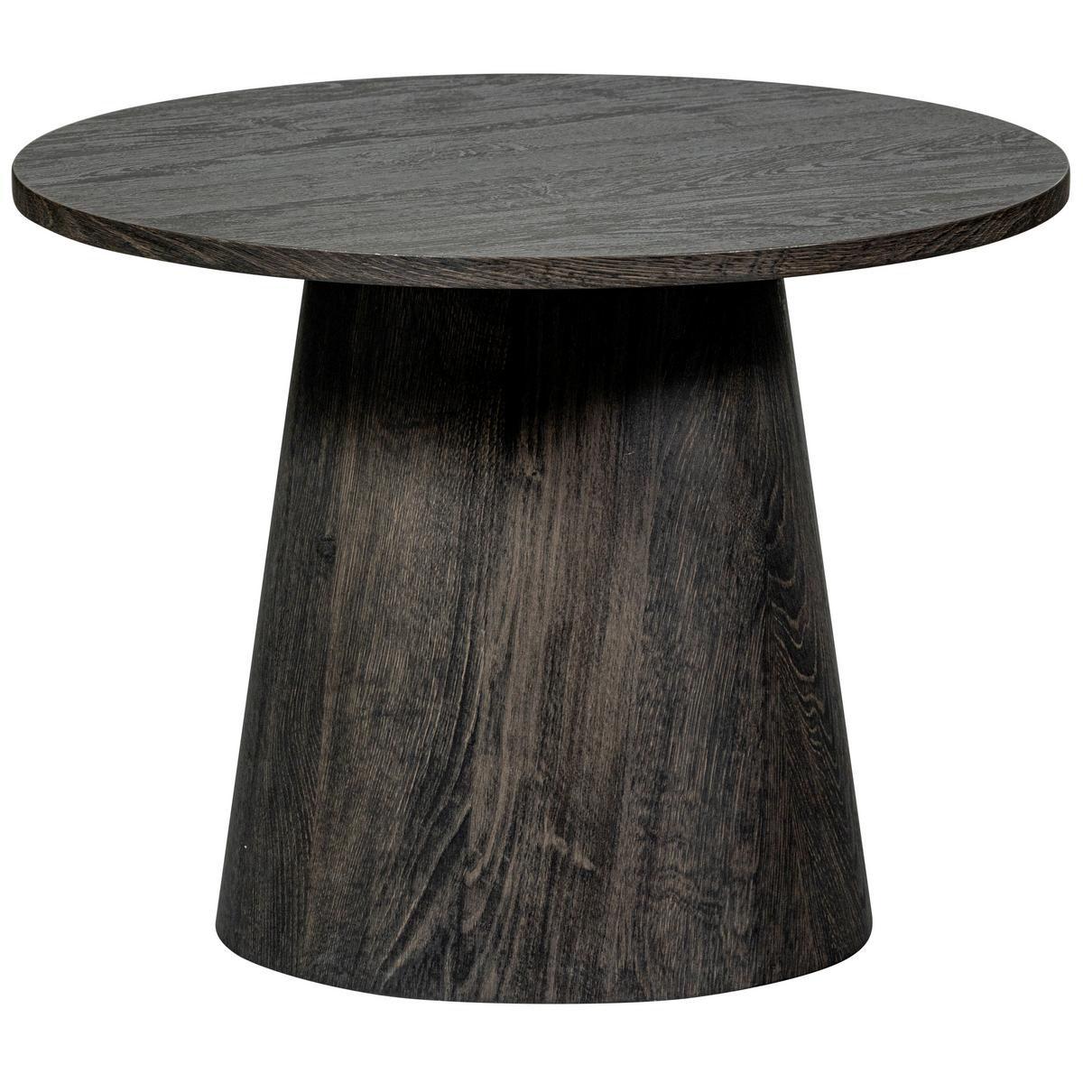 Couchtisch Vito Dunkelbraun D: 80 cm - Dunkelbraun, Design, Holzwerkstoff (80/80/40cm) - Livetastic