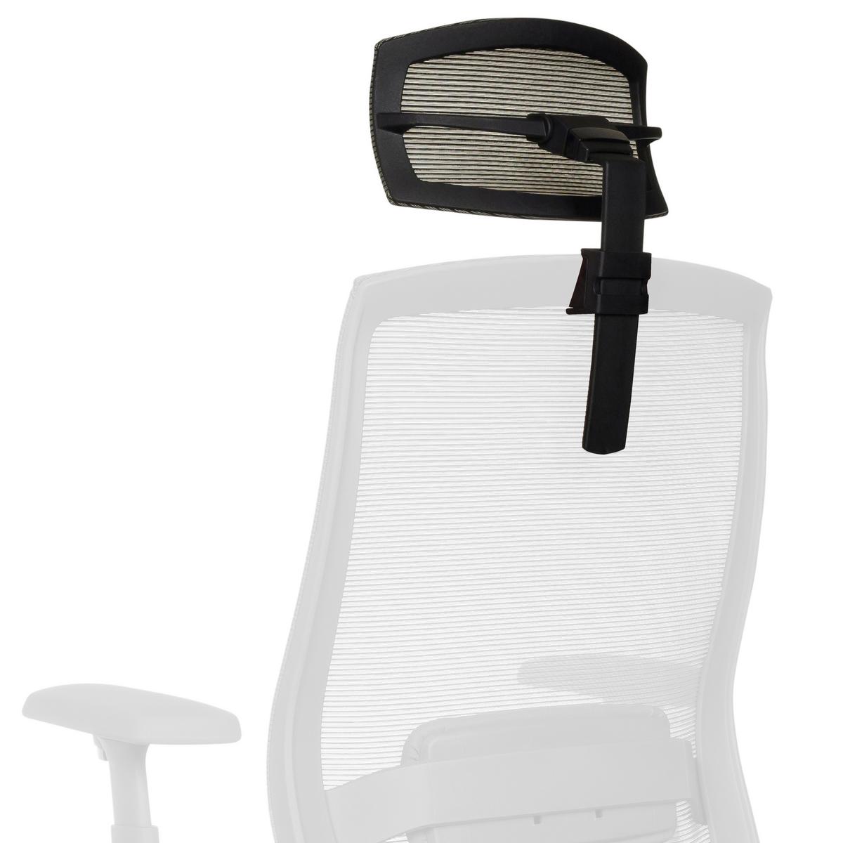 Kopfstütze Schwarz B: 29 Cm - Schwarz, MODERN, Kunststoff/Textil (29/15-30/12cm) - MID.YOU