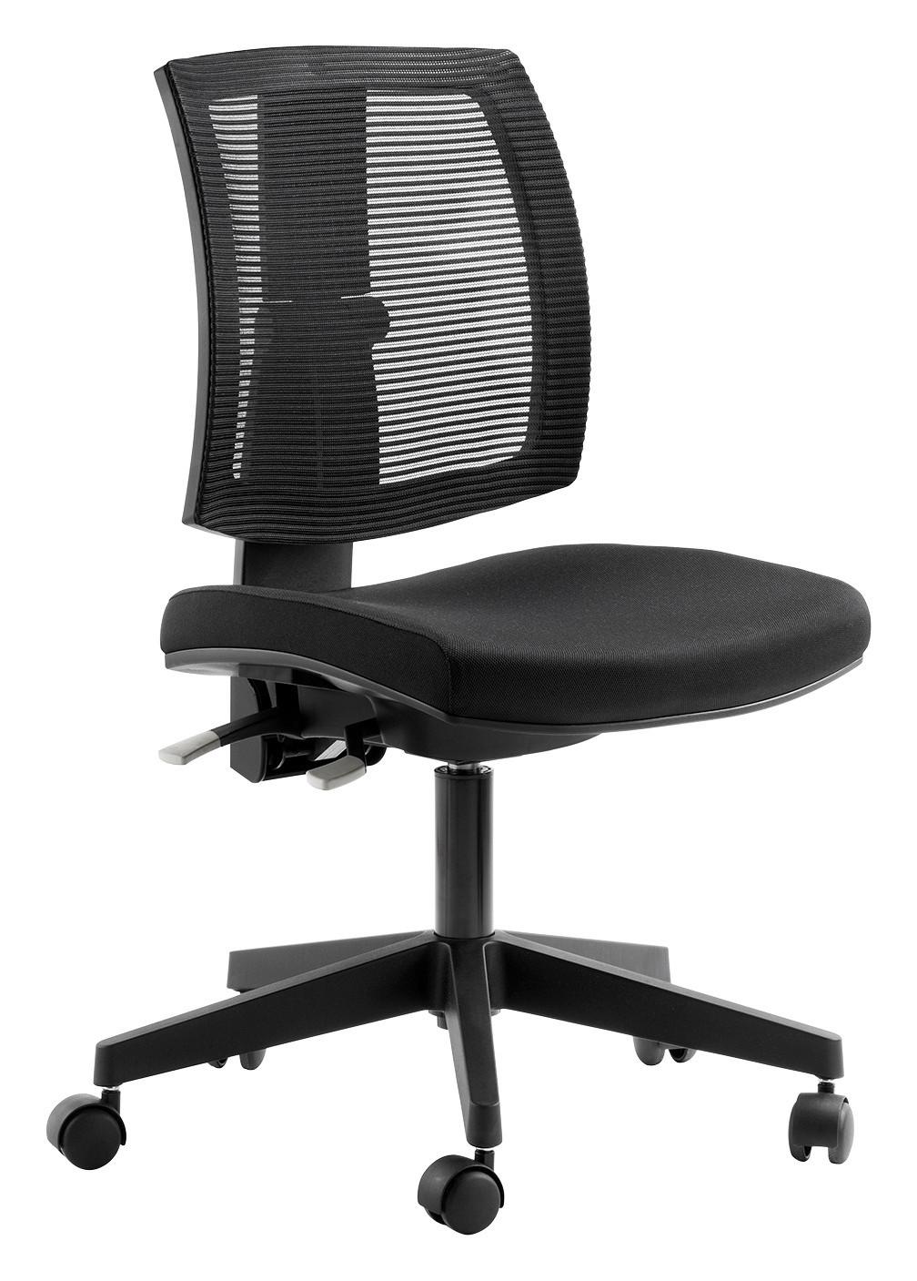 Drehstuhl My Ladylike Anpassbar Schwarz - Schwarz, MODERN, Kunststoff/Textil (65/88-97/64cm) - MID.YOU