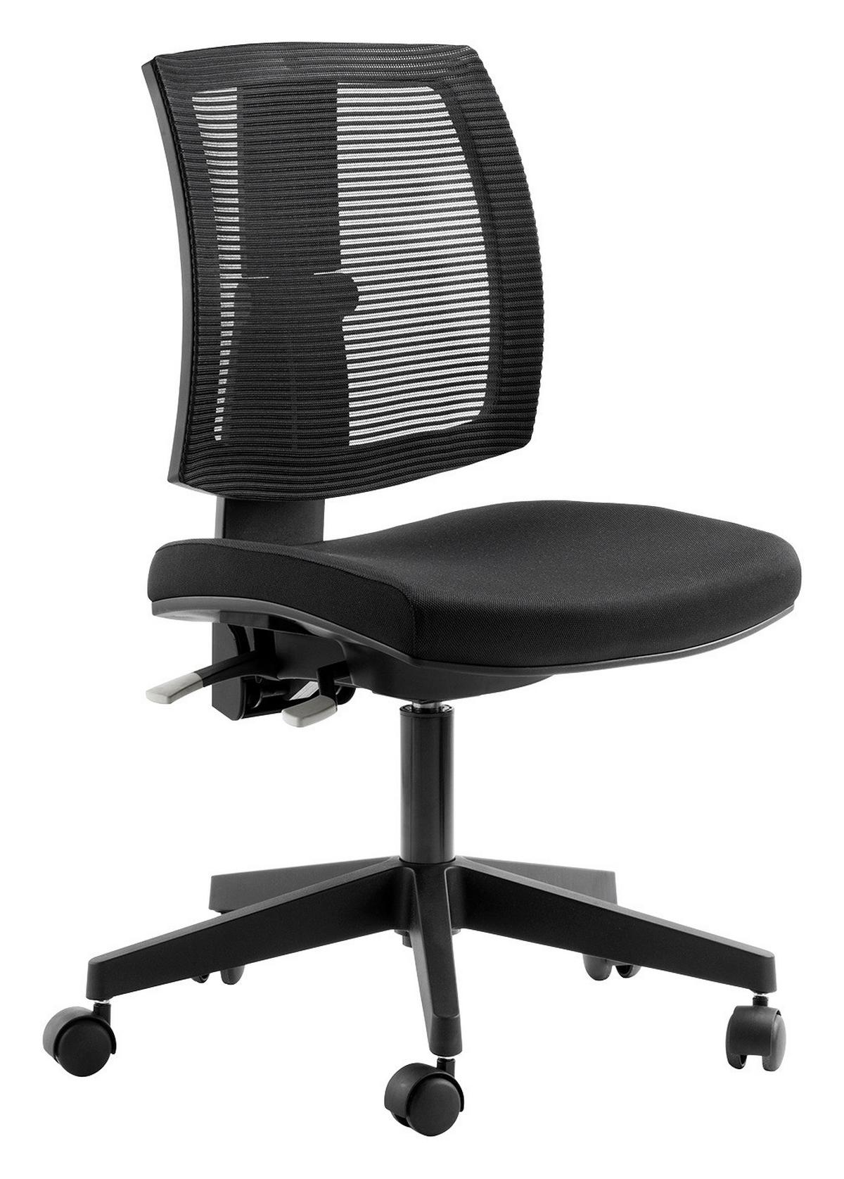 Drehstuhl My Ladylike Anpassbar Schwarz - Schwarz, MODERN, Kunststoff/Textil (65/88-97/64cm) - MID.YOU