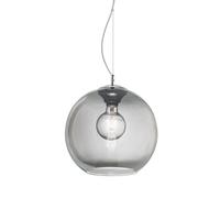 Hängeleuchte Nemo Grau D: 30 cm - Grau, Design, Glas/Metall (30/51-226cm) - Ideal Lux