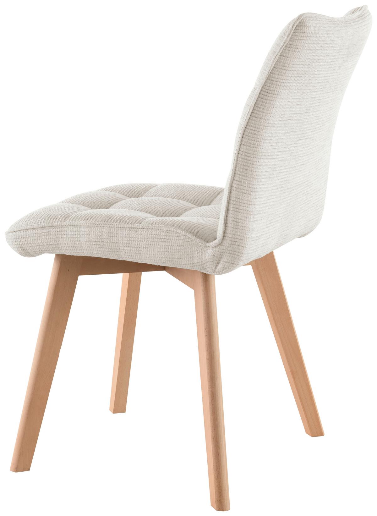 Stuhl-set Colin - Eichefarben/Beige, LIFESTYLE, Holz/Textil (45/88/62cm) - Livetastic