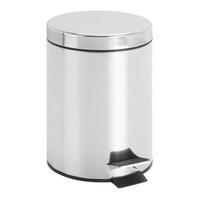 Nášľapný odpadkový kôš KAREN -BASED- - čierna/farba ušľachtilej ocele, Konventionell, kov/plast (17/23,5cm) - Based