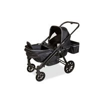 Bollerwagen 2 in 1 Kinder- und Bollerwagen - Schwarz, Basics, Kunststoff/Textil (120/65/105cm) - Pinolino