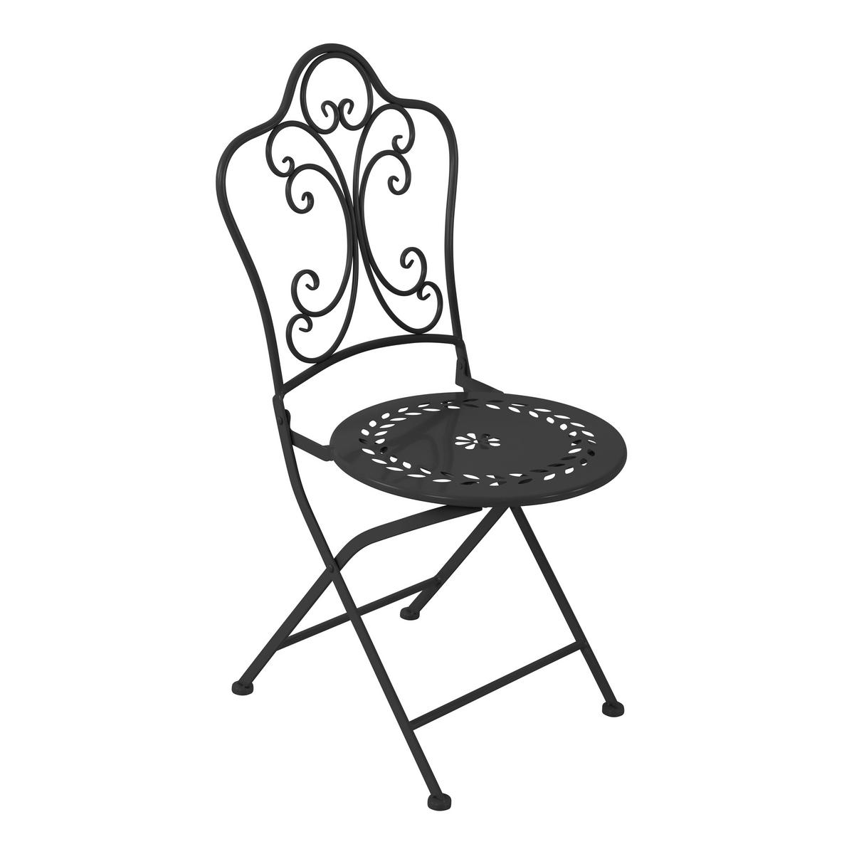 Gartenset Marilou - Anthrazit, Basics, Metall (60/74,5cm) - Ambia Garden
