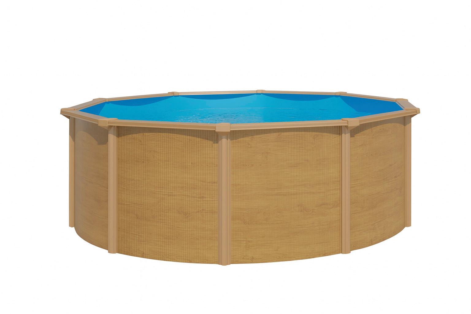 Pool-set Steely De Luxe Wood 3-Teilig, Laufruhige Pumpe