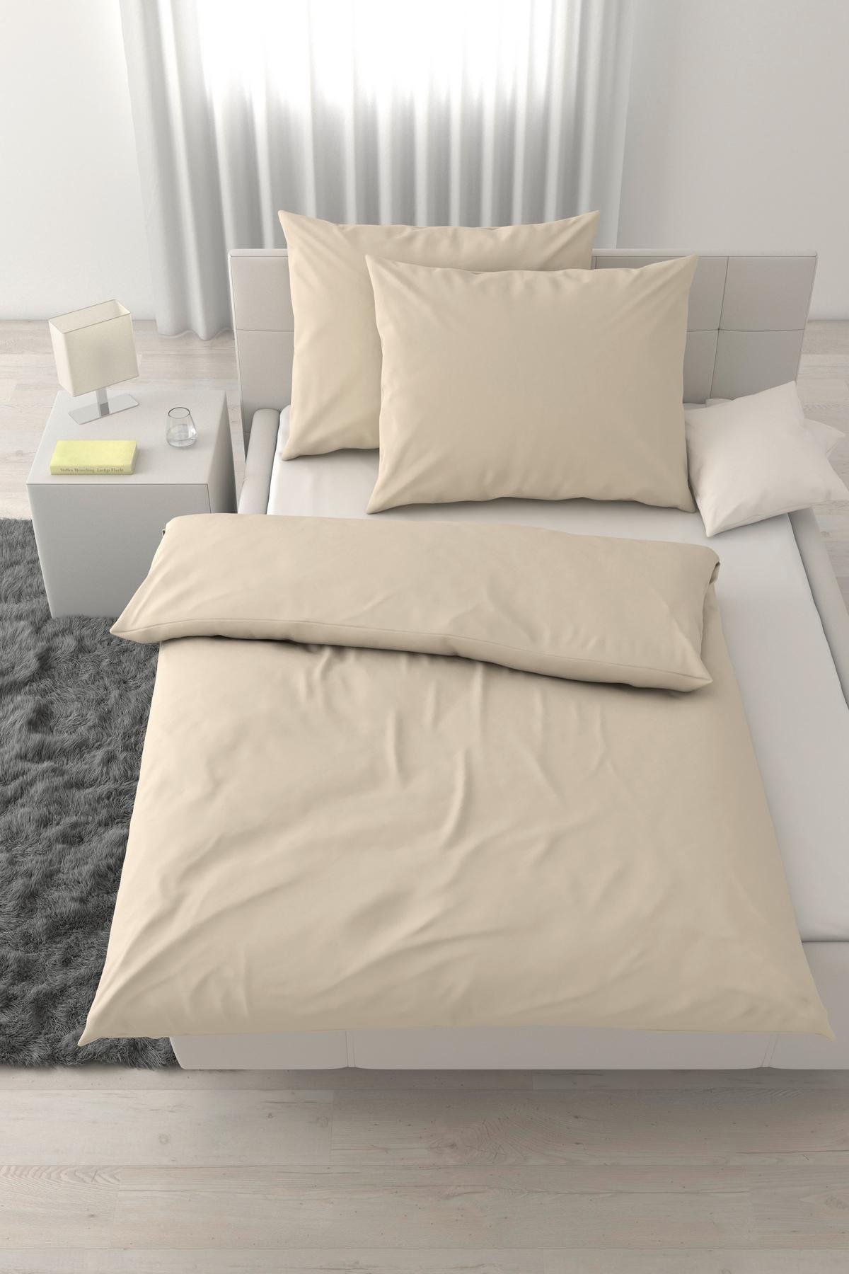 POSTEĽNÁ BIELIZEŇ JULIE XXL - béžovohnedá, textil (200/220cm) - Mömax