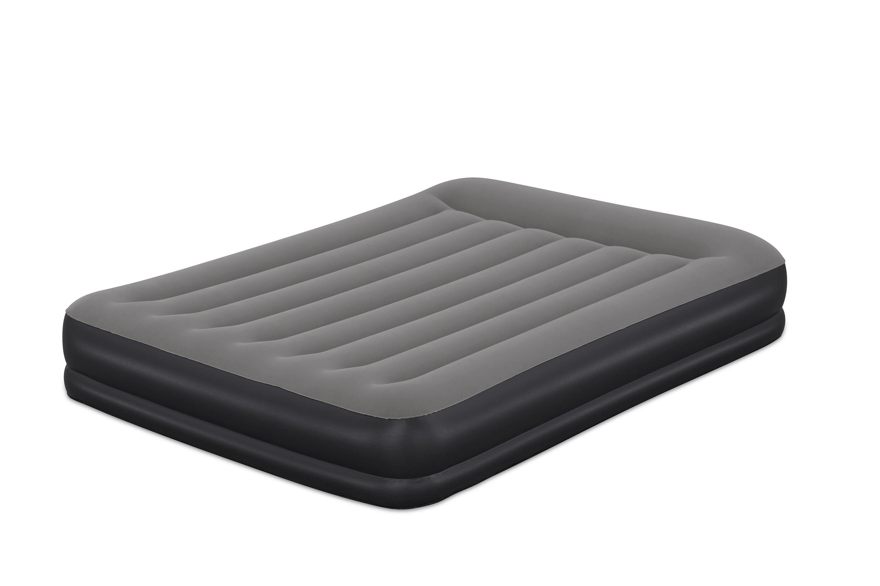 Nafukovací postel RONNY -EXT- - šedá, plast (203/152/36cm) - Bestway