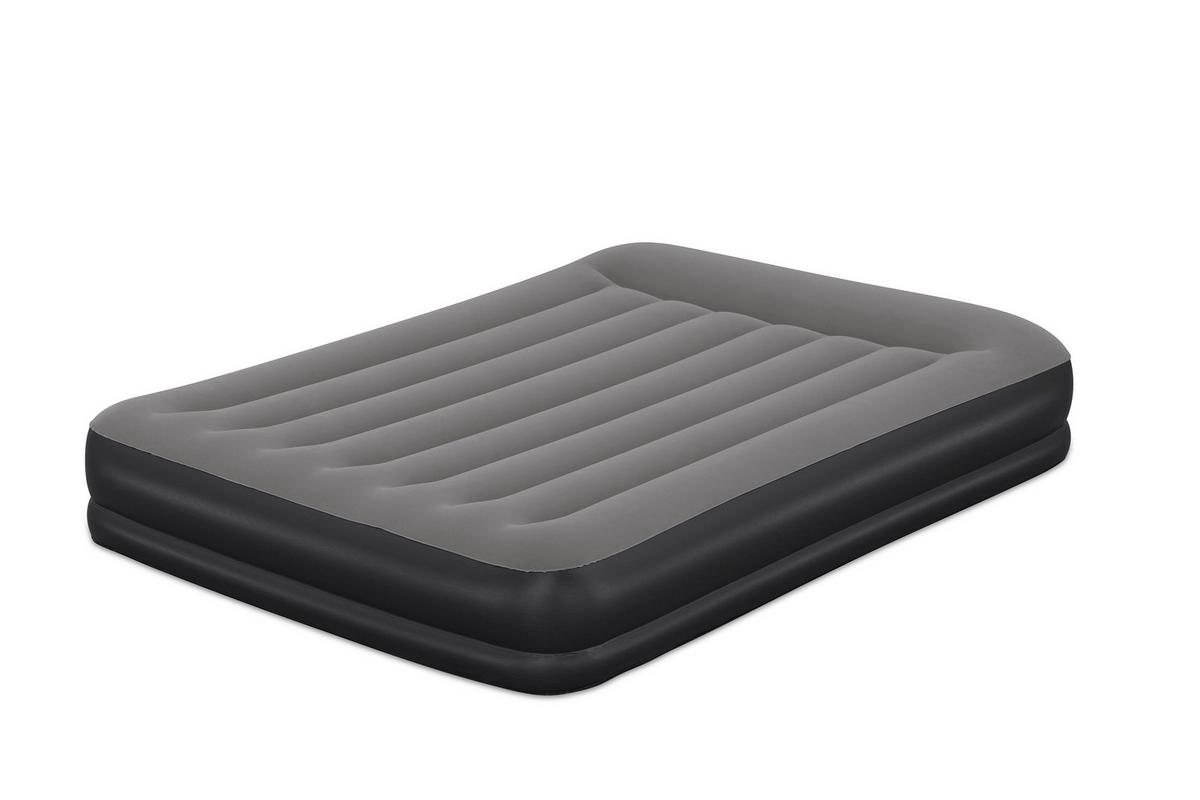 Nafukovacia posteľ RONNY -EXT- - sivá, plast (203/152/36cm) - Bestway